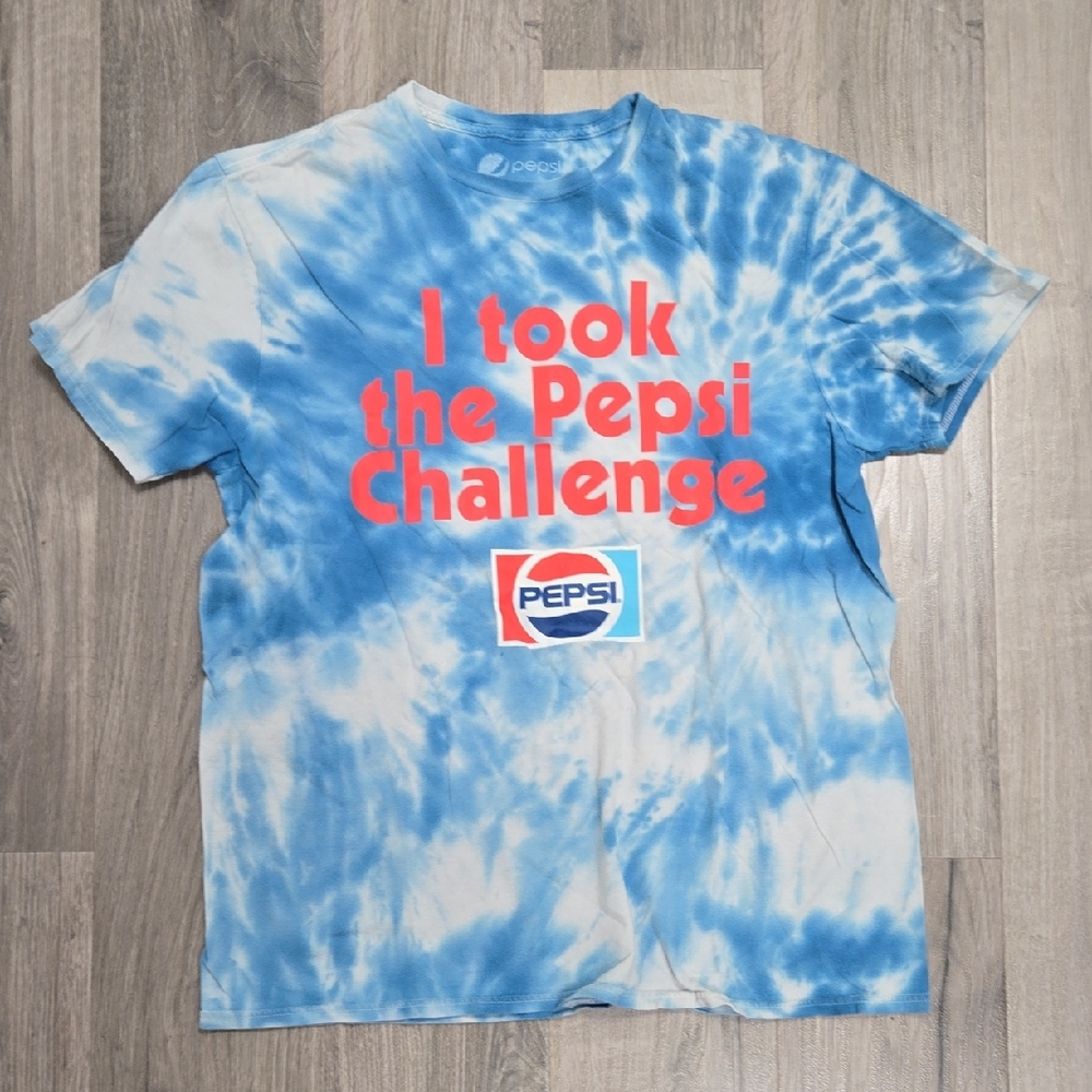 Pepsi Blue Tie-Dye Challenge Tee